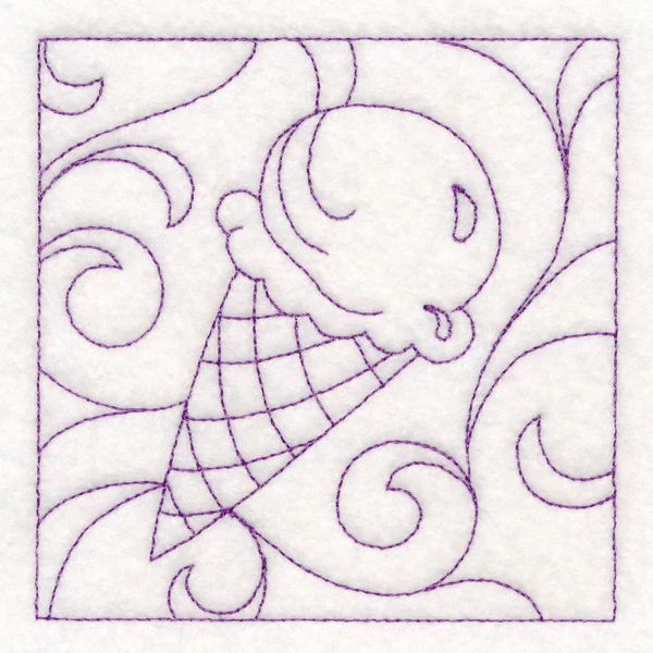 Summer Quilting - Ice Cream Cone (Double Run) - Image 5