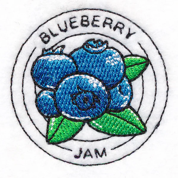 Summer Sensations Jar Topper - Blueberry Jam - Image 2