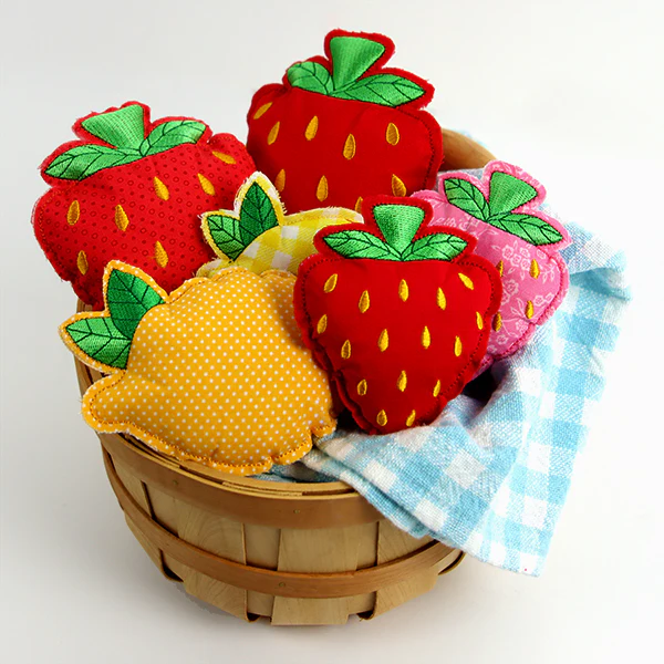 Summer Sweets - Strawberry Stuffie (In-the-Hoop) - Image 8