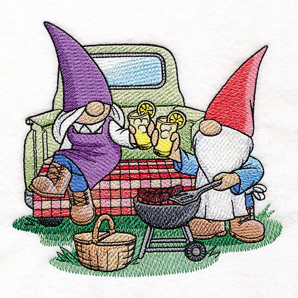 Summer Tailgate Retro Truck Gnomes - Image 3