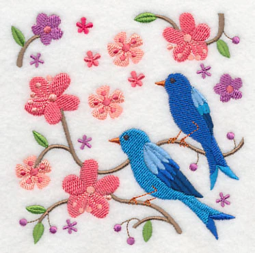 Summertime Bluebirds and Blooms 9 - Image 4