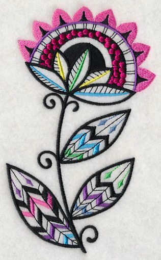 Sunray Flower (Blackwork) - Image 4