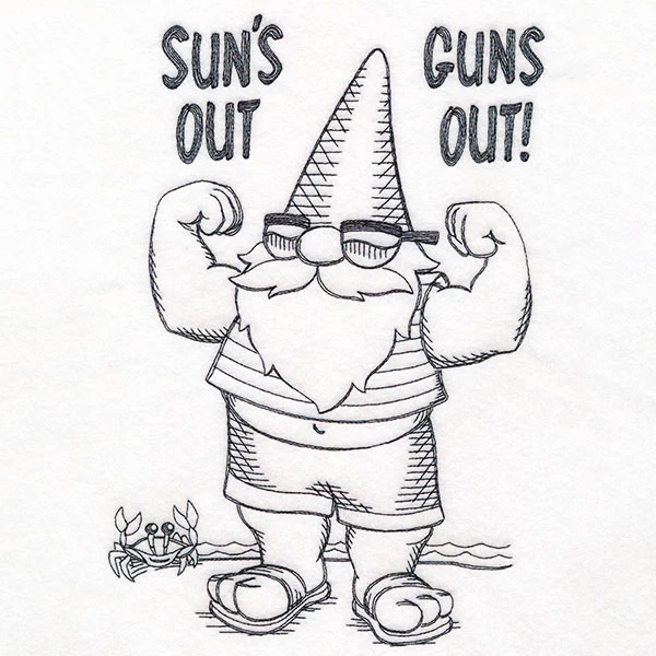Sun's Out Guns Out Gnome - Image 4