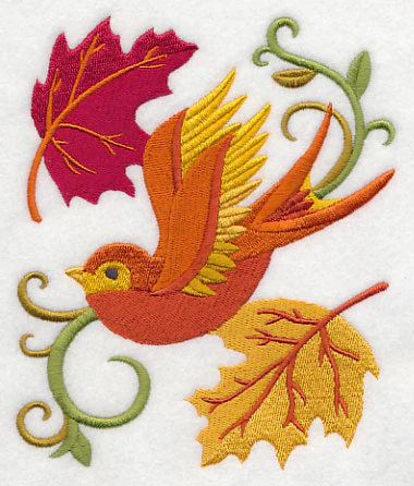 Swallow in Leaves - Image 3