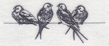 Swallows on a Wire 2 - Image 3