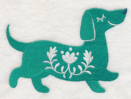 Swedish Dachshund Silhouette
