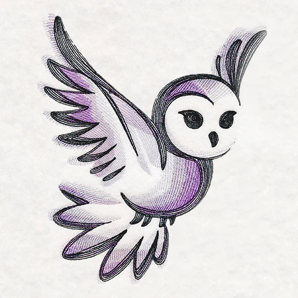 Sweet Brushstroke Owl - Image 6