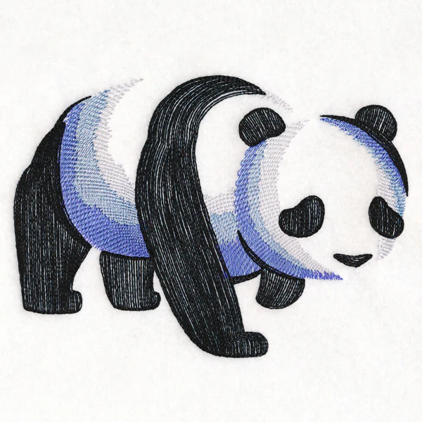 Sweet Brushstroke Panda - Image 2