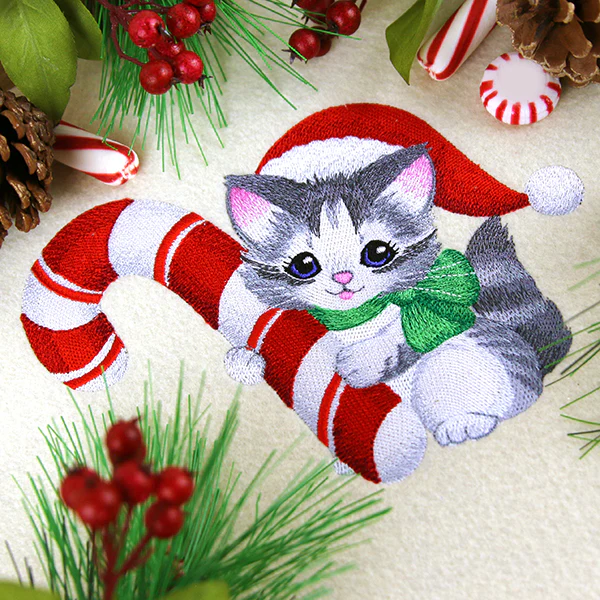 Sweet Candy Cane Kitten - Image 10