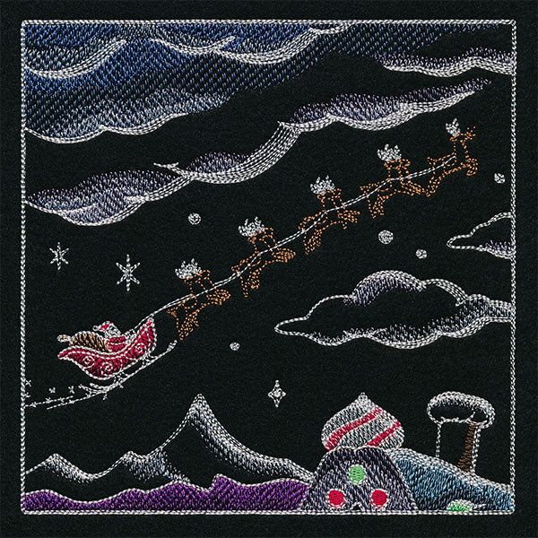 Sweet Christmas Gingerbread Scene Panel 1