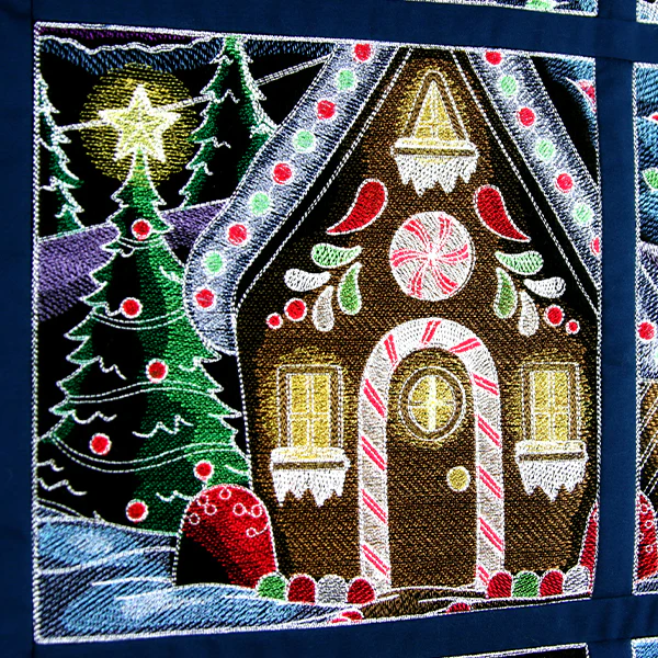 Sweet Christmas Gingerbread Scene Panel 3 - Image 8