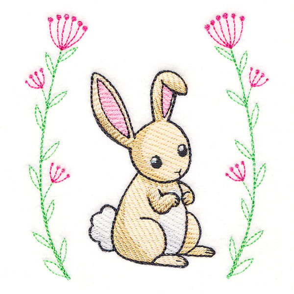 Sweet & Delicate Bunny with Laurel - Image 3