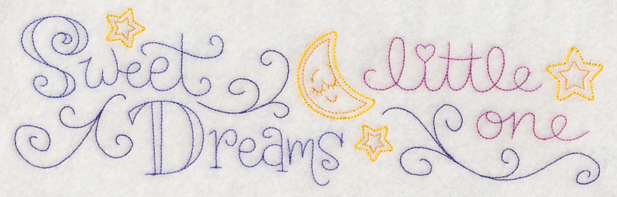 Sweet Dreams Little One Border (Vintage)