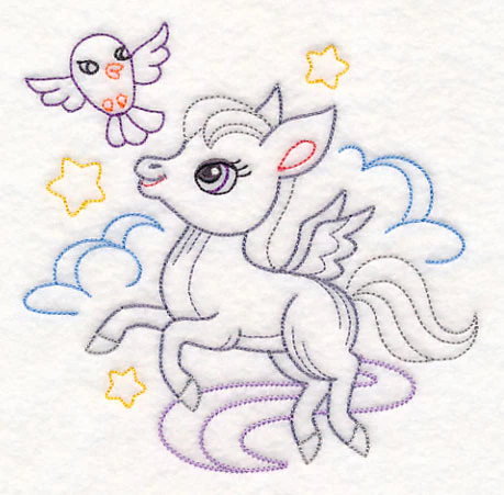 Sweet Fantasy Pegasus (Vintage) - Image 3