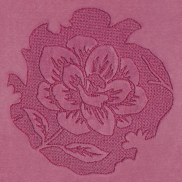Sweet Floral Silhouette (Embossed) - Image 5