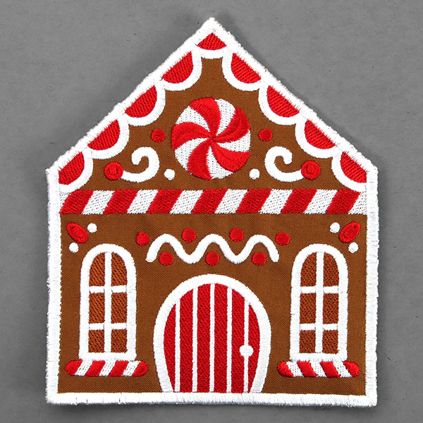 Sweet Gingerbread House Trivet (In-the-Hoop) - Image 5