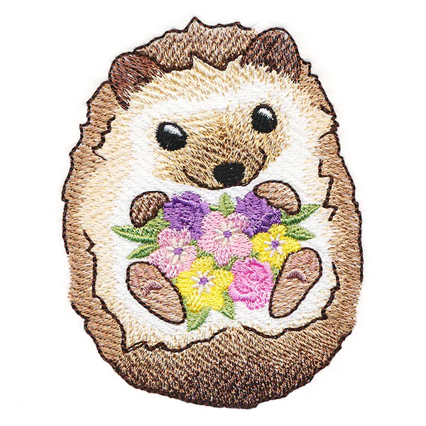 Sweet Hedgehog with Blooms - Image 3