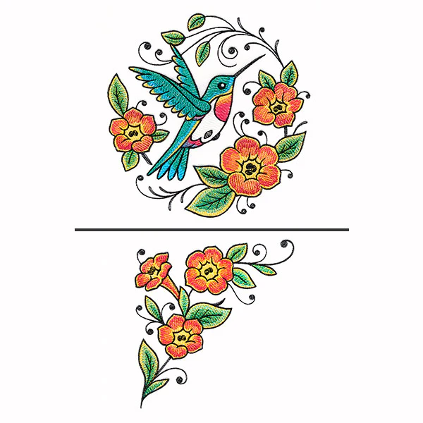 Sweet Hummingbird Pillow Pair - Image 3