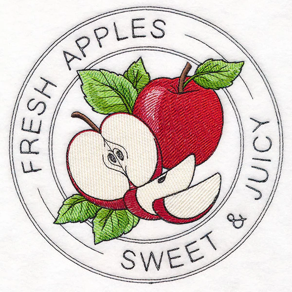 Sweet & Juicy Fresh Apples Stamp - Image 3