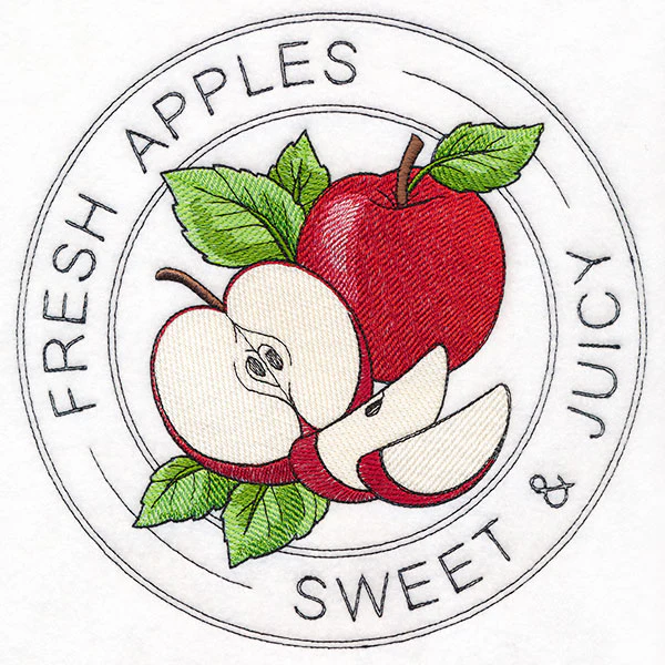 Sweet & Juicy Fresh Apples Stamp - Image 9