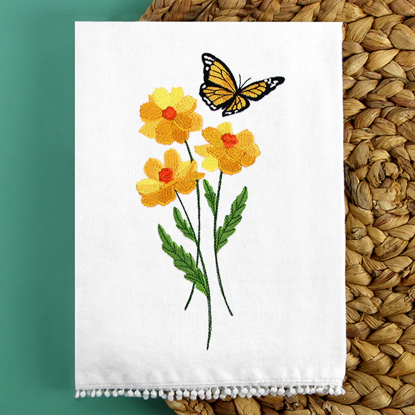 Sweet Monarch Butterfly in Cosmos - Image 4