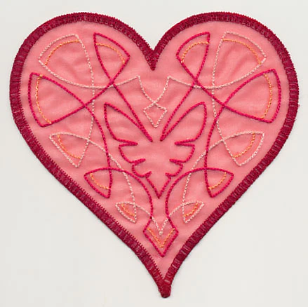 Sweet Organza Heart 2 (In-the-Hoop) - Image 4
