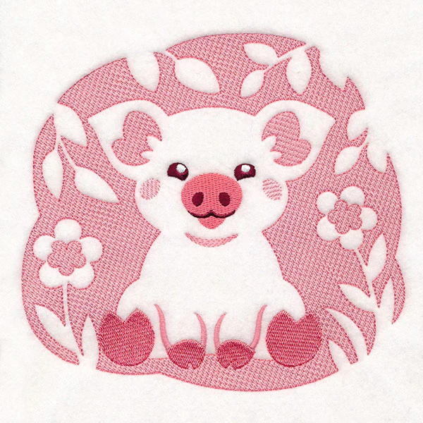 Sweet Piglet (Embossed) - Image 2
