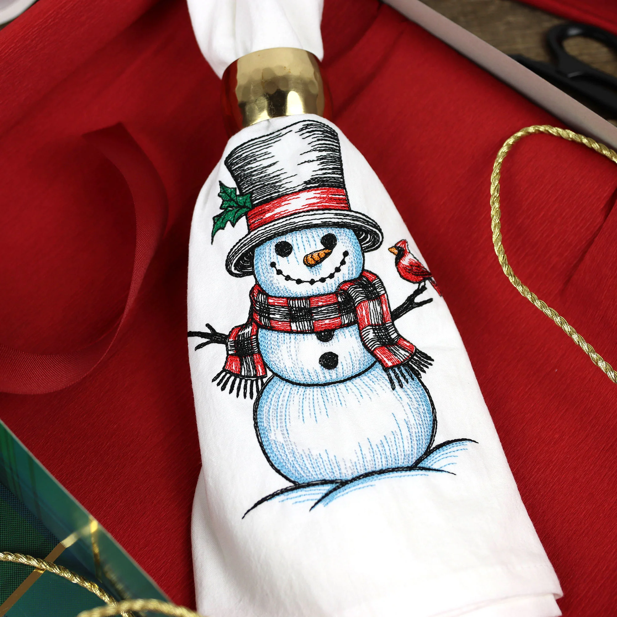 Sweet Snowman Etching Design Pack - Image 12