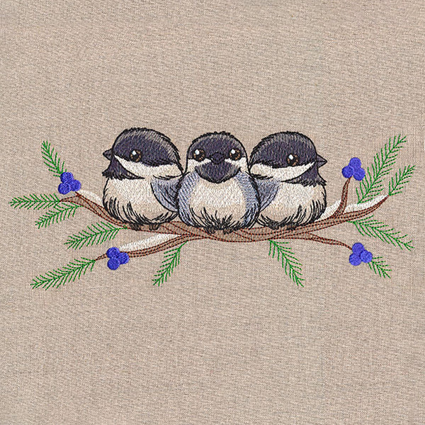 Sweet Snowy Chickadees - Image 2