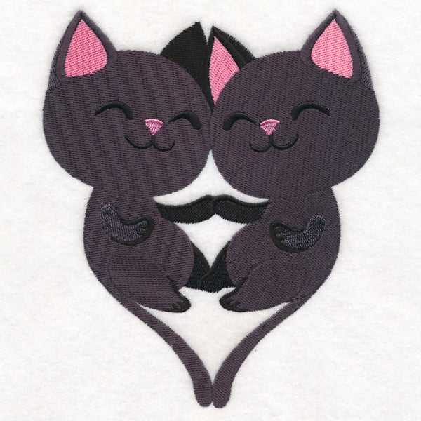 Sweet Snuggling Cats - Image 4