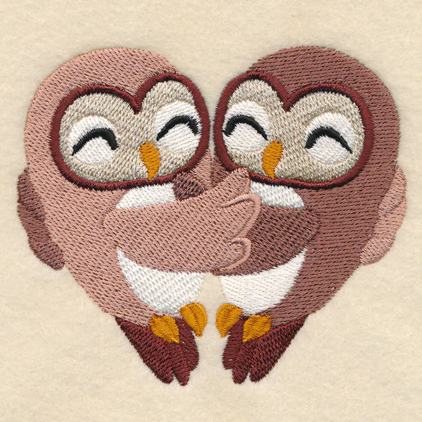 Sweet Snuggling Owls - Image 3