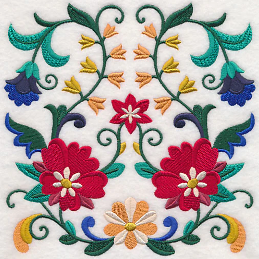 Sweet Symmetry Flower Square 2 - Image 2