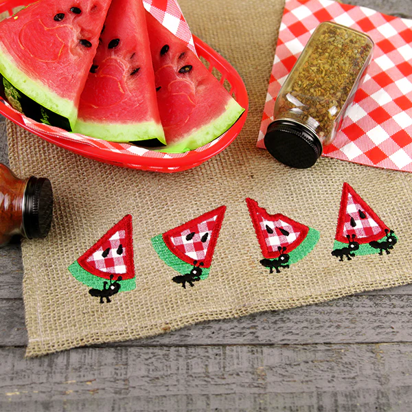 Sweet Watermelon Border (Applique)