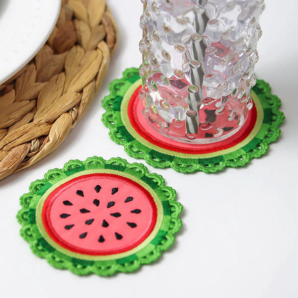 Sweet Watermelon Coaster (In-the-Hoop) - Image 7