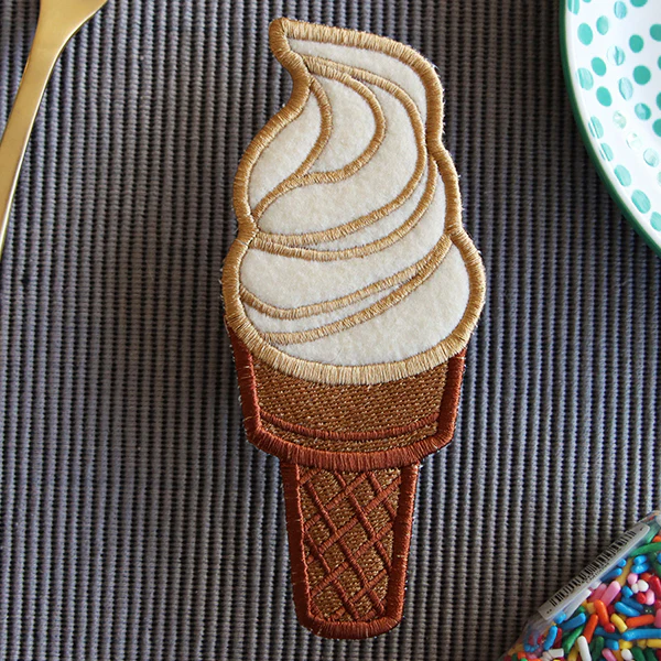 Sweets from the Kitchen - Ice Cream Cone (In-the-Hoop) - Image 5