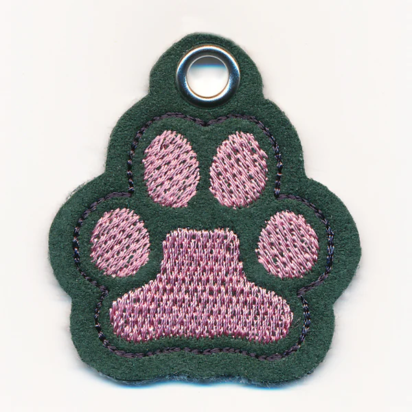 Talk to the Paw Pet Tag (In-the-Hoop)