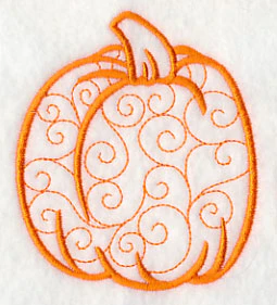 Tall Autumn Pumpkin