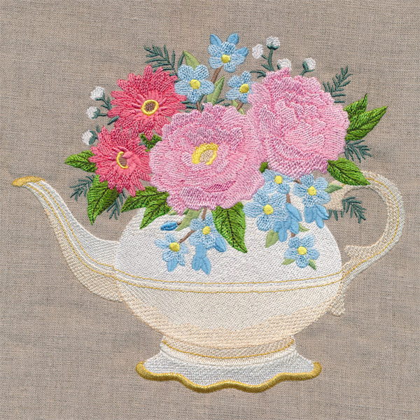 Tea Time in Bloom