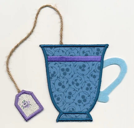 Teacup Bookmark (In-the-Hoop) - Image 6