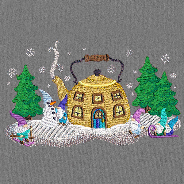 Teapot Cottage Gnome Border - Image 4