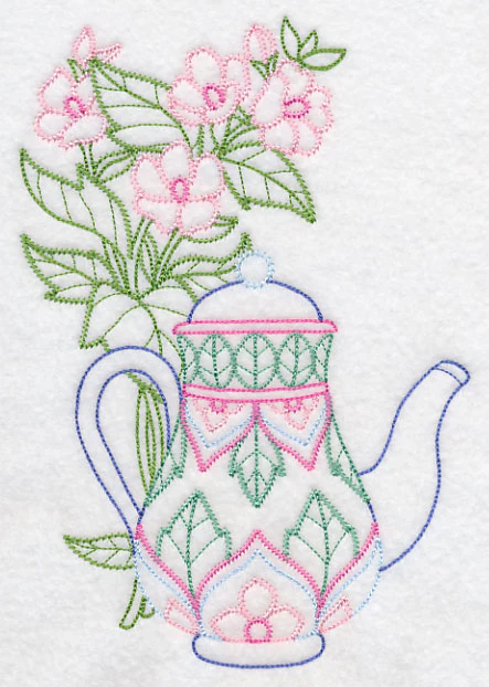 Teapot with Marsh Mallow (Vintage) - Image 4