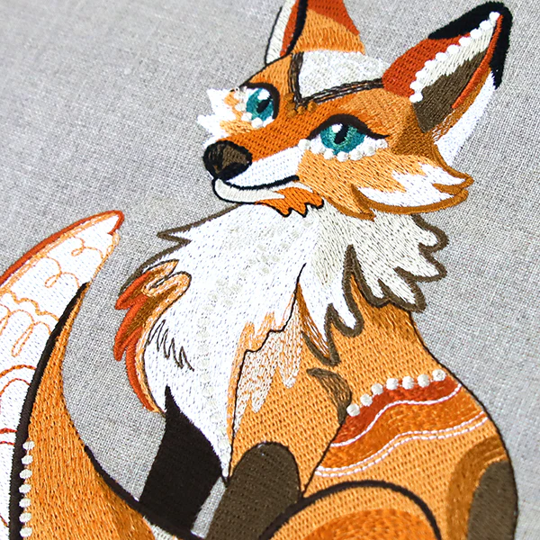 Textured Autumn Fox - Image 4