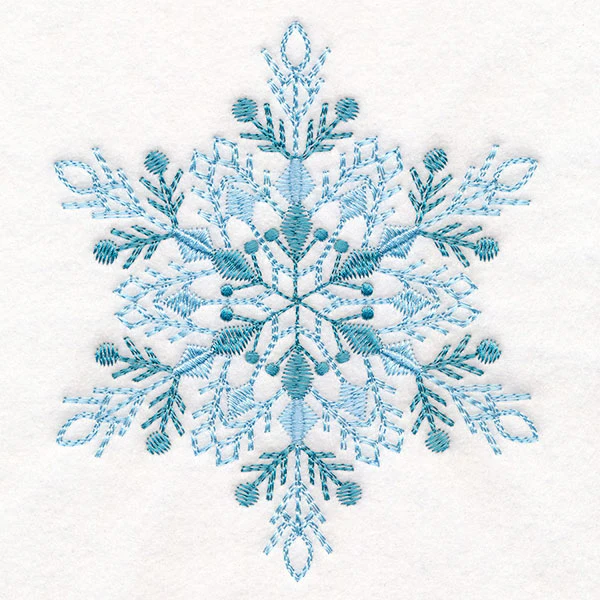 Textured & Delicate Snowflake 5 - Image 3