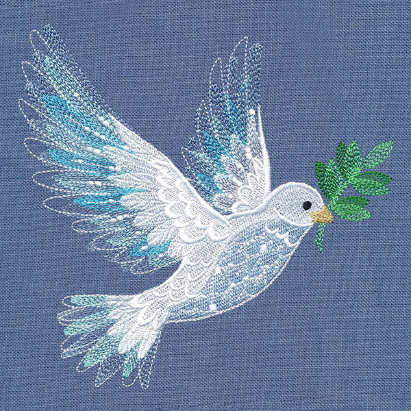 Textured for Christmas Dove - Image 5