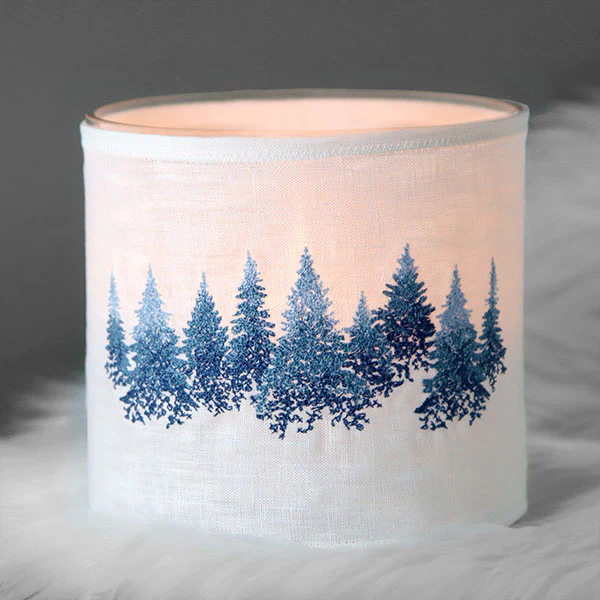 Textured Winter Tree Border - Image 6