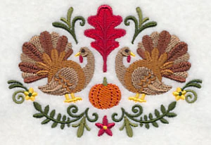 Thanksgiving Folk Art Spray - Image 5