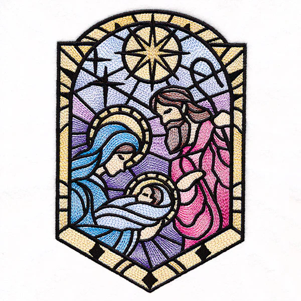 The Holy Family in Stained Glass - Image 5