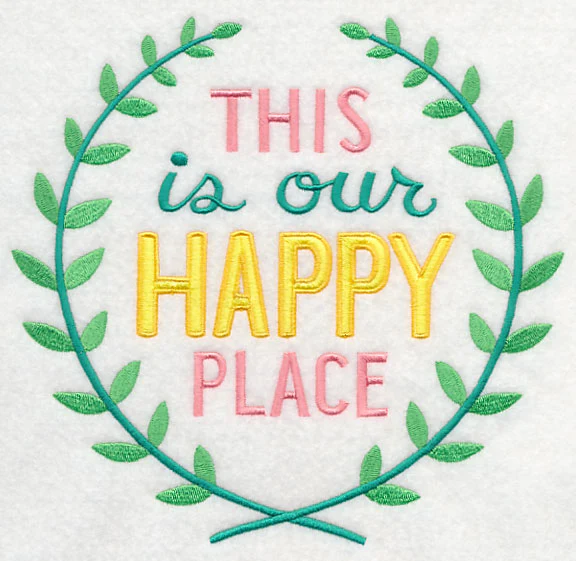 This Is Our Happy Place Wreath