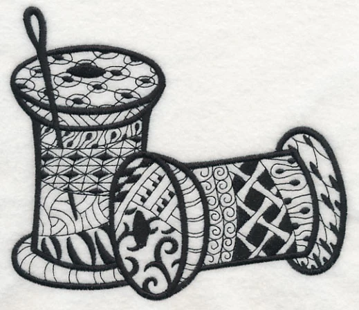 Thread Spools (Blackwork)