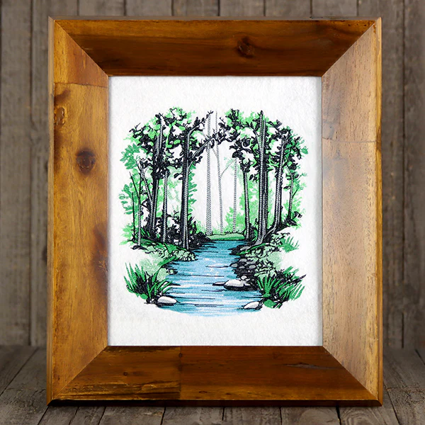 Through the Woods Creek Scene - Image 2
